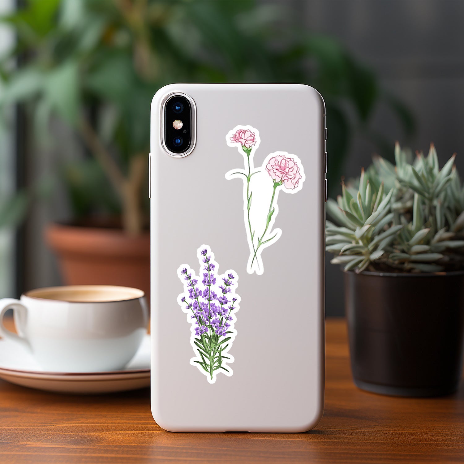 Wholesale 50 pieces of plant graffiti stickers hand journal stickers waterproof